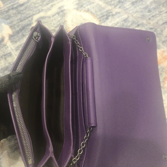 Bottega Veneta Intrecciato Wallet on Chain – Purple - Picture 14 of 17